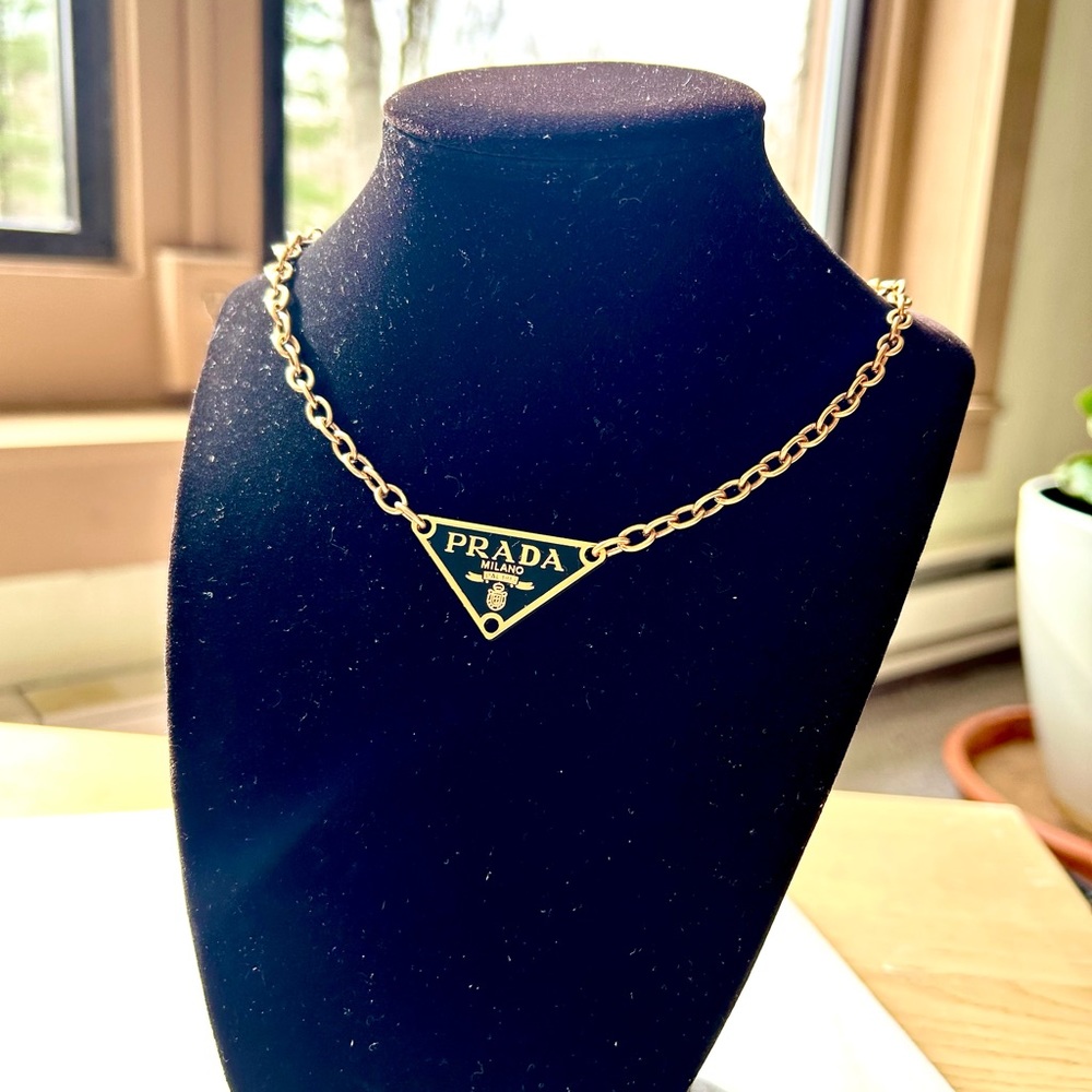 Gold Prada Necklace